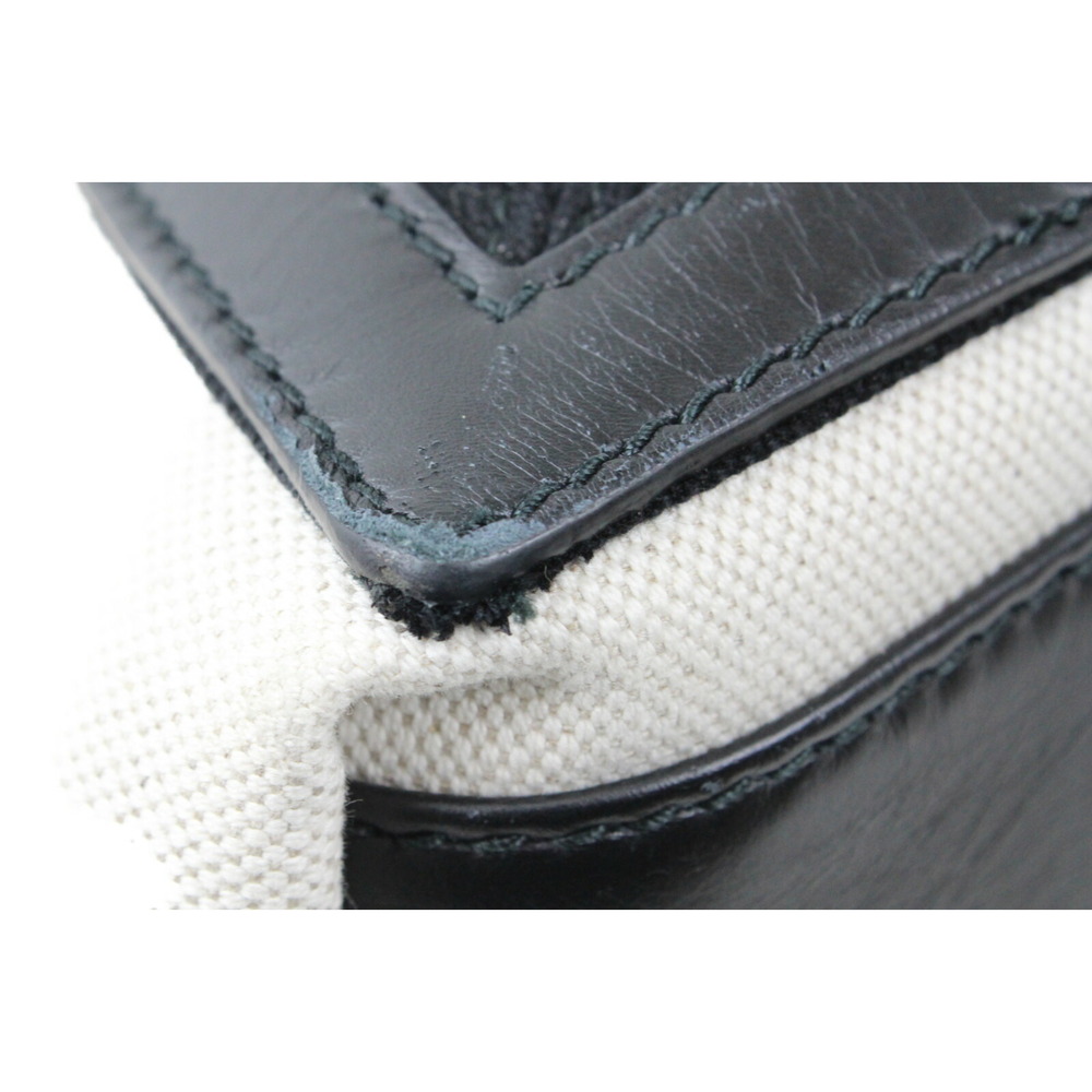 Balenciaga Canvas Black White Cabas Navy Blue Bag Tote - Picture 6 of 7